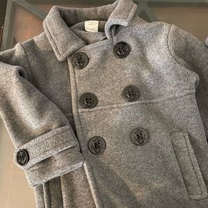 Peacoat! Gray with Nautical Buttons 24M Hat
